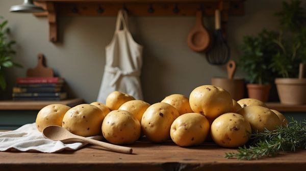 Le poids moyen des pommes de terre en France et en cuisine
